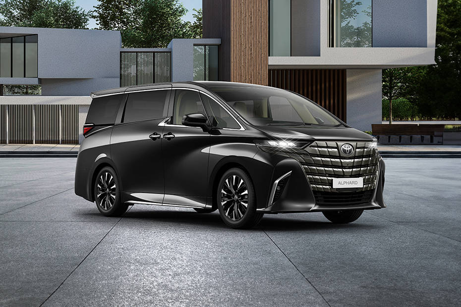 Toyota Alphard Front Cross Side View Toyota Alphard Front Cross Side View