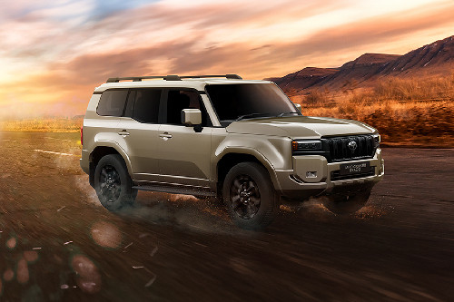 Toyota Land Cruiser Prado Front Cross Side View