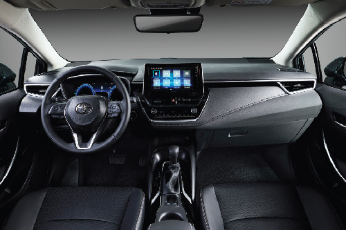 Dashboard View of Corolla Altis