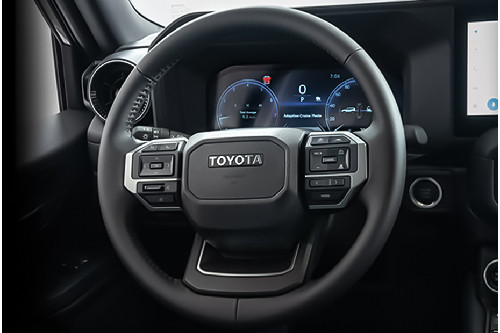 Dashboard View of Land Cruiser Prado