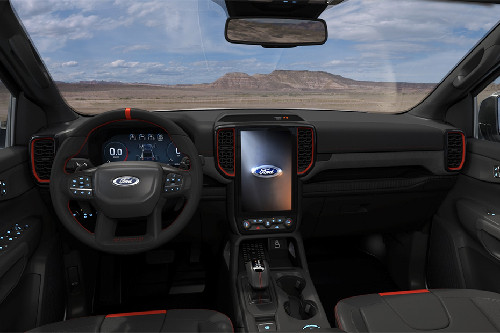 Dashboard View of Ranger Raptor